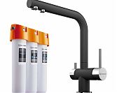 Смеситель PURE DROP LITE + NAGANO BL (АРТ. 4047.8028) черный
