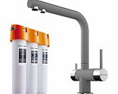 Смеситель PURE DROP LITE + NAGANO PL (АРТ. 4064.8028) платина